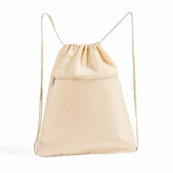 Front-Zip Drawstring Backpack Thumbnail