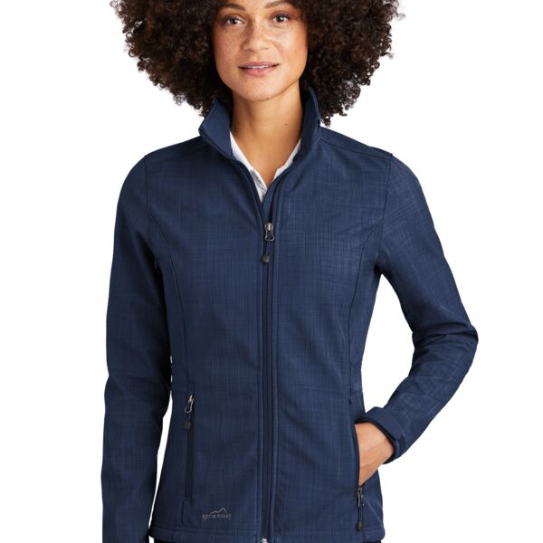 Women's Shaded Crosshatch Soft Shell Jacket Thumbnail
