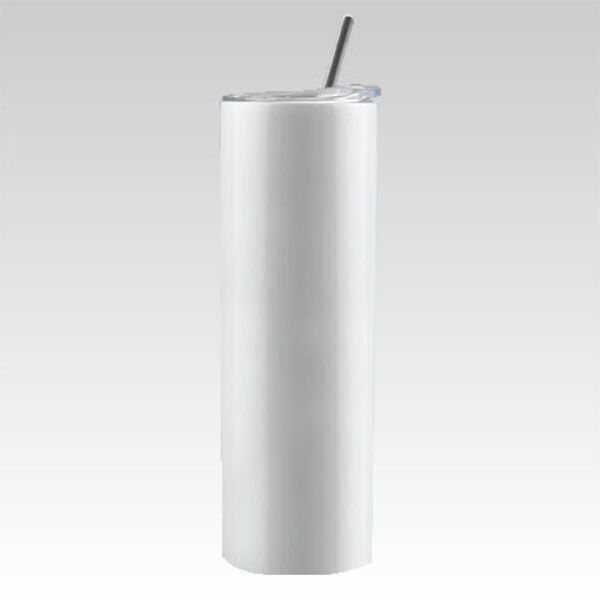 Sublimation Steel Skinny Tumbler with Straw 30 oz Thumbnail
