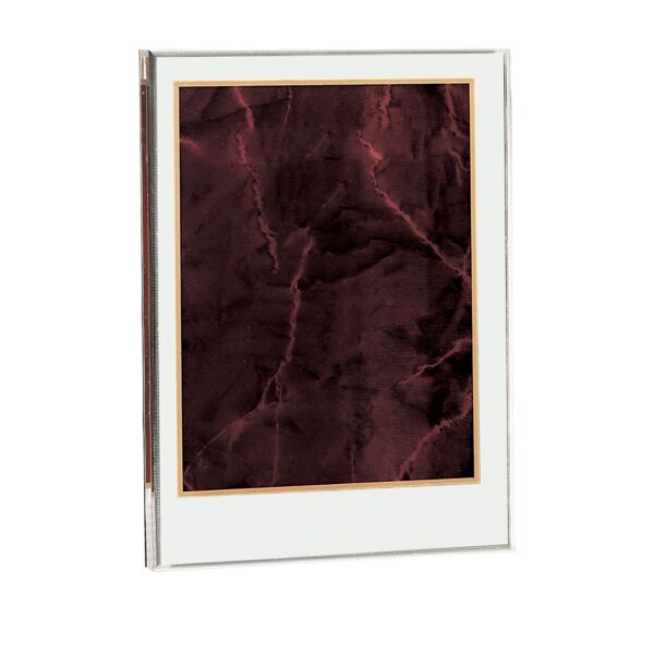5" x 7 5/8" Ruby Marble Acrylic Award Upright Only Thumbnail