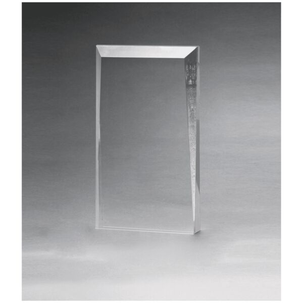 5" x 7 3/4" Apex Series Acrylic Award with Highlights-Upright Only Thumbnail