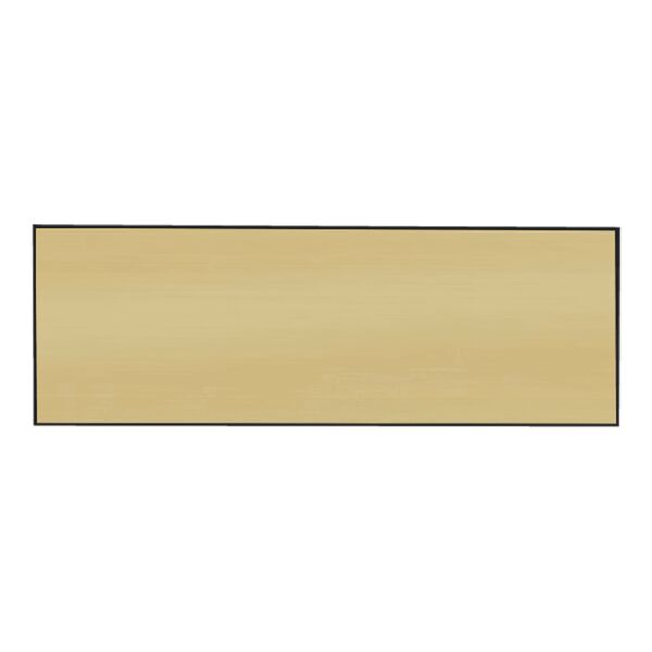 3" x 1" Brushed / Square Corner Plastic Badge Blank Thumbnail