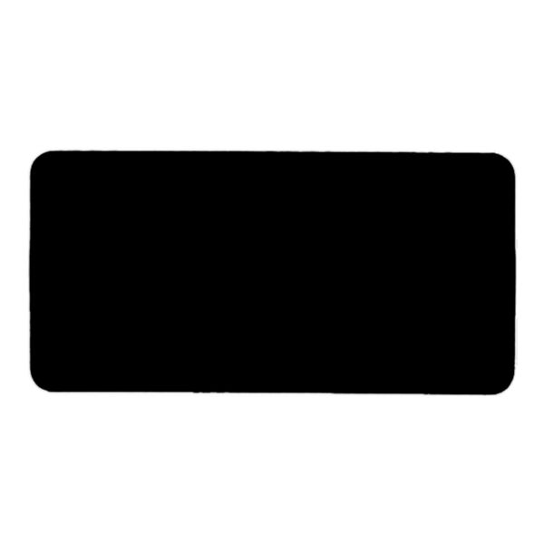 3" x 1 1/2" Round Corner Plastic Badge Blank Thumbnail