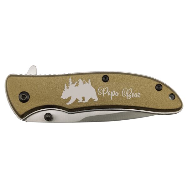 Bison River 4 1/4" Flat Dark Earth Everyday Carry Knife Thumbnail