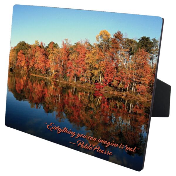 8" x 10" ChromaLuxe Flat Top Photo Panel with Easel Thumbnail