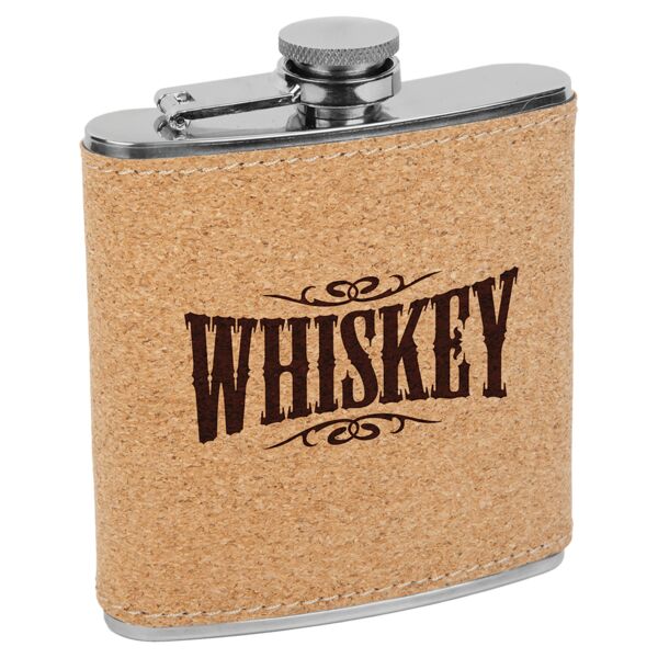 6oz. Cork Flask Thumbnail