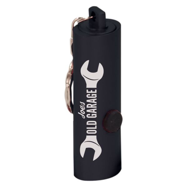 2 3/8" 3-LED Laserable Flashlight with Keychain Thumbnail
