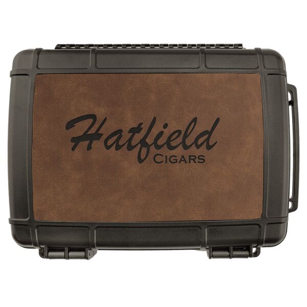 Travel Cigar Case - Laserable Leatherette, Creekside Collection Thumbnail