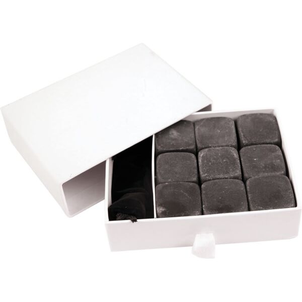 1" x 1" 9-Piece Whiskey Stone Set Thumbnail