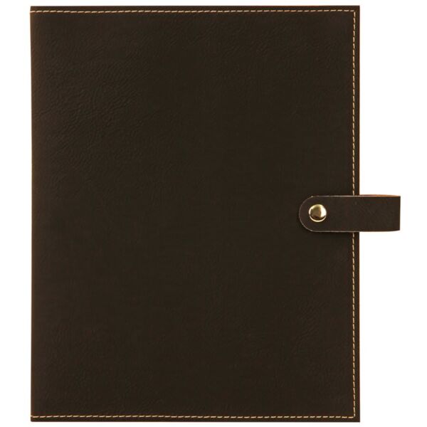 6 1/2" x 8 3/4" Leatherette Book/Bible Cover with Snap Closure Thumbnail