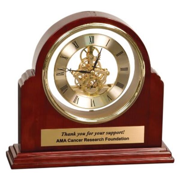 9 1/4" x 9" Grand Piano Step-Arch Clock Thumbnail