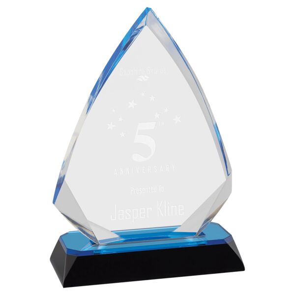 6 3/4" Arrow Diamond Corner Base Impress Acrylic Thumbnail