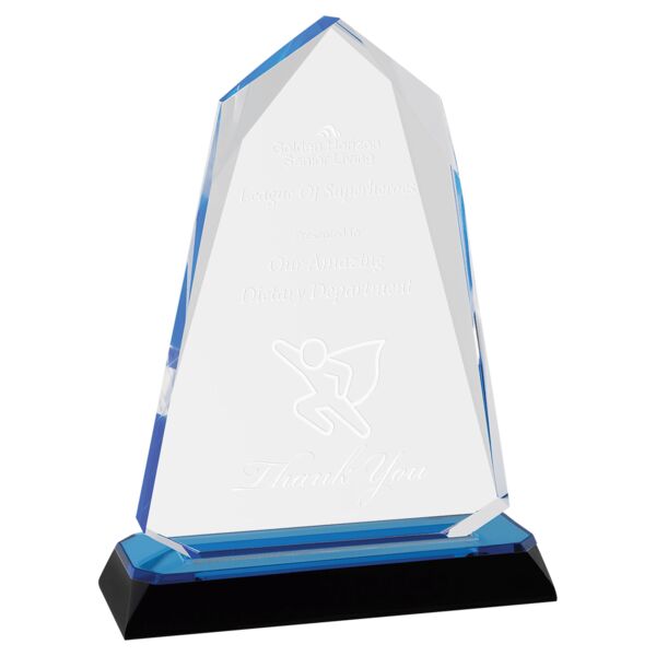 7 3/4" Halo Diamond Corner Base Impress Acrylic Thumbnail