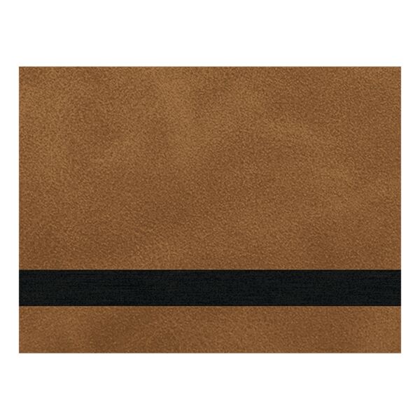 12" x 24" Medium Brown Premier Laserable Leatherette Sheet Stock with Kota Pro Adhesive - Creekside Collection Thumbnail