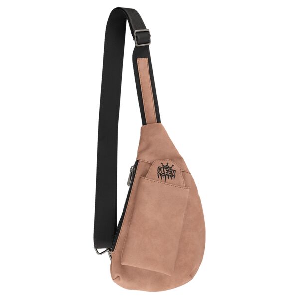Crescent Bag - Laserable Leatherette, Creekside Collection, Blush Thumbnail