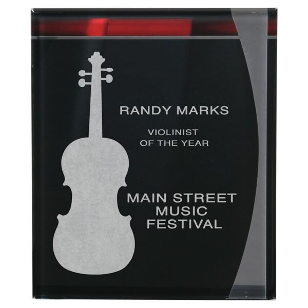 8 3/4" x 11 3/4" Lustre Acrylic Plaque with Hanger Thumbnail