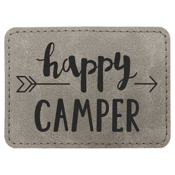 3 1/2" x 2 1/2" Premier Laserable Leatherette Rectangle Patch with Kot Pro Adhesive - Creekside Collection Thumbnail