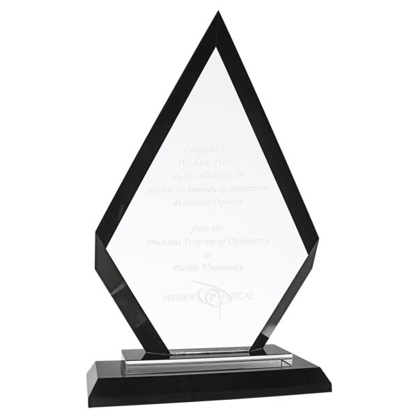 9" Diamond Regal Glass Thumbnail