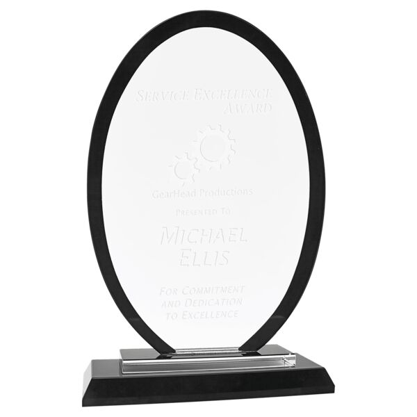 9" Oval Regal Glass Thumbnail