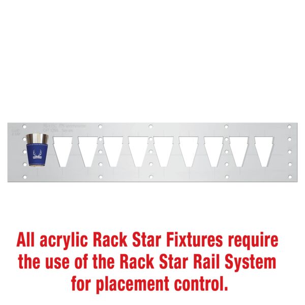 Laserable Leatherette Shot Glass Fixture-Holds 10 Thumbnail