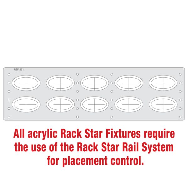 3 1/4" x 1 3/4" Oval Badge Fixture-Holds 10 Laserable Leatherette Name Badges Thumbnail