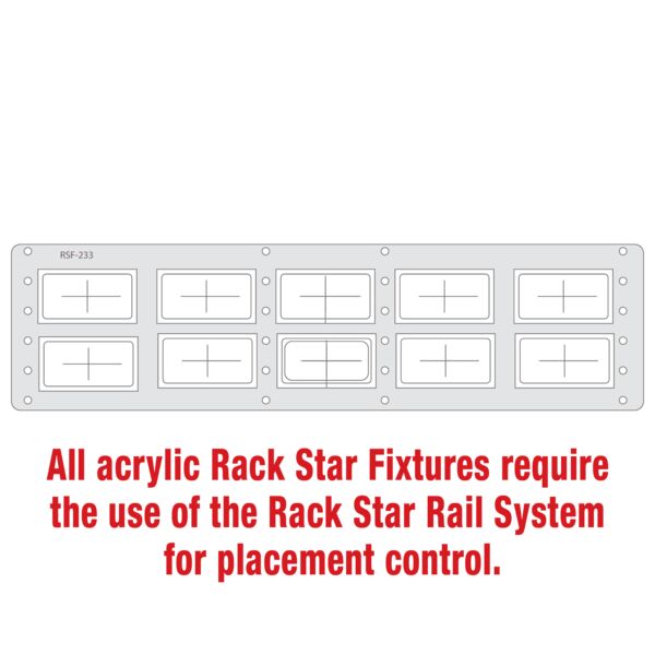 3" x 1 1/2" Rectangle with Rounded Corners Name Badges Fixture-Holds 10 Laserable Leatherette Name Badges Thumbnail