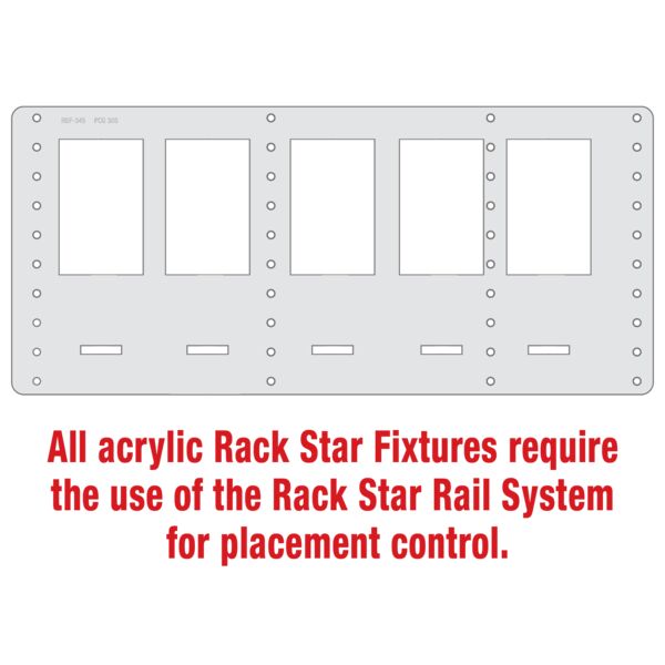 PCG305 10.5 oz. Wine Glass Rack Star Fixture Thumbnail