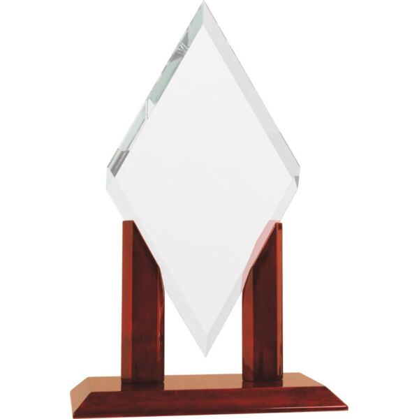 7" x 12" Mayfair Diamond Glass Replacement Blank Thumbnail