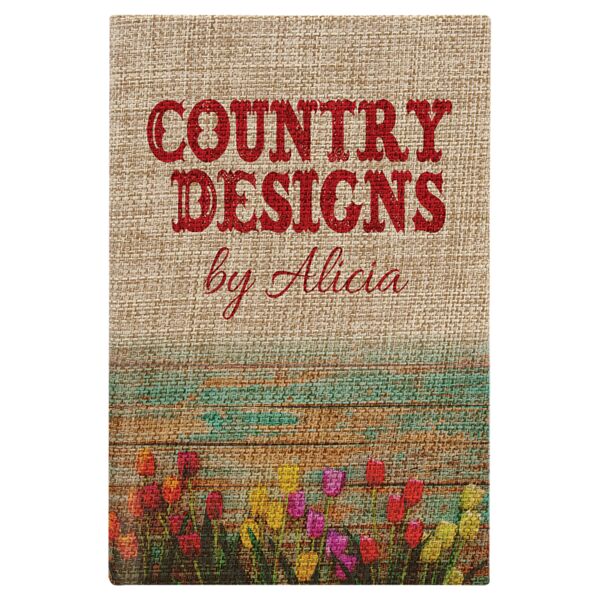 5 1/4" x 8 1/4" Burlap Sketch Book with Unlined Notepad Thumbnail