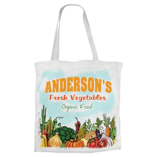 15 1/2" x 15 1/2" Canvas Bag with 5" Gusset Thumbnail