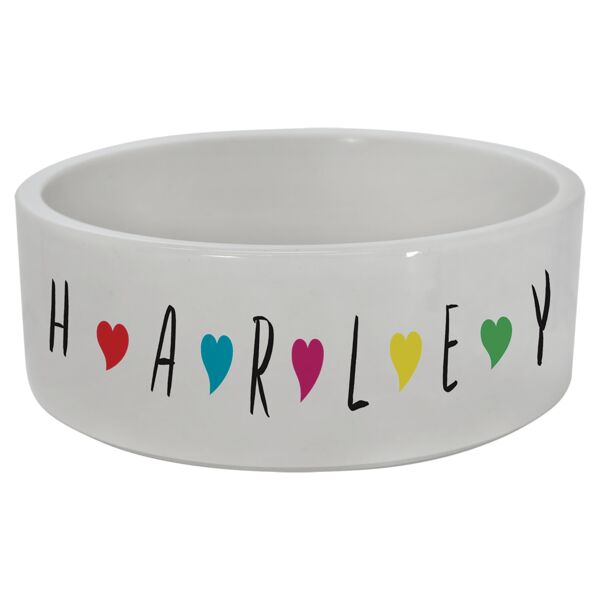 2.36" x 6.1 Sublimatable Ceramic Pet Bowl Thumbnail