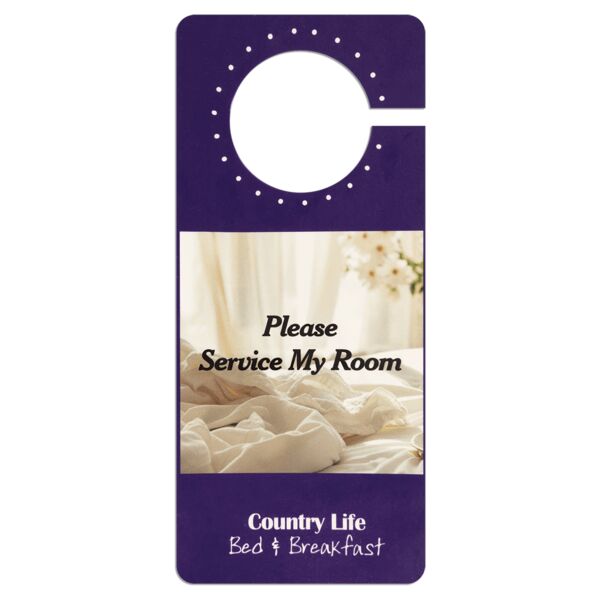 3 1/2" x 8" Sublimatable 2 Sided Door Hanger Thumbnail
