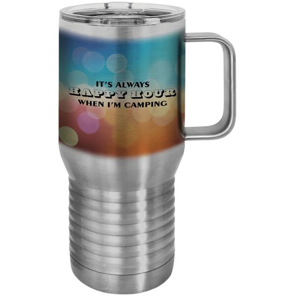 Sublimatable Polar Camel 20 oz. Travel Mug with Slider Lid Thumbnail