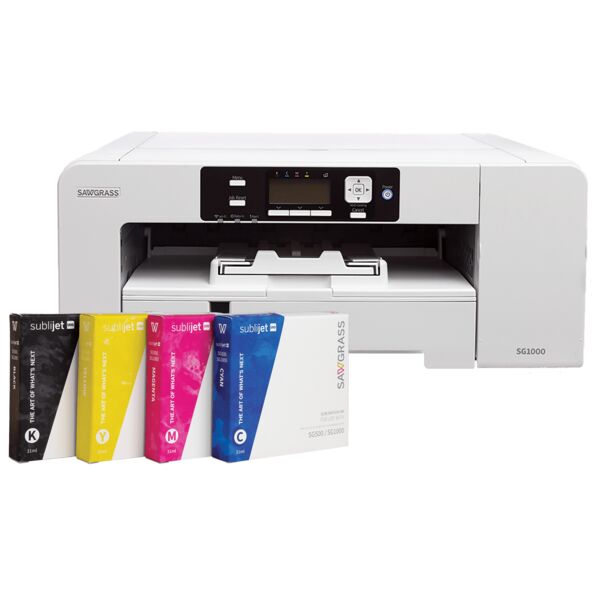 Sawgrass SG1000 Sublimation Printer Package with 4-31ml Standard Ink Cartridges Thumbnail