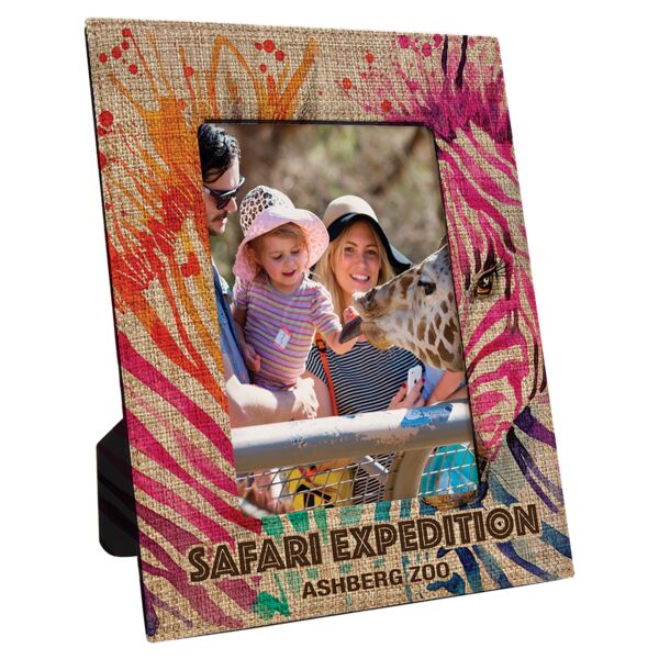 5" x 7" Sublimatable Burlap Photo Frame Thumbnail