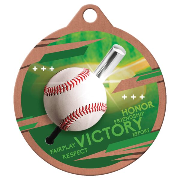 2" Inspire Baseball Medal Thumbnail