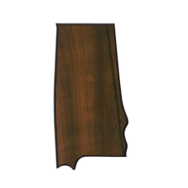 5 5/8" x 10 1/2" Finish Edge Alabama State Plaque Thumbnail