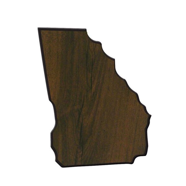 6 1/2" x 9" Finish Edge Georgia State Plaque Thumbnail