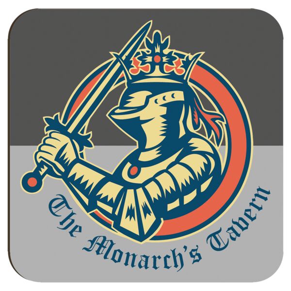 3.5" x 3.5" Gloss Unisub MDF Square Sublimatable Coaster Thumbnail