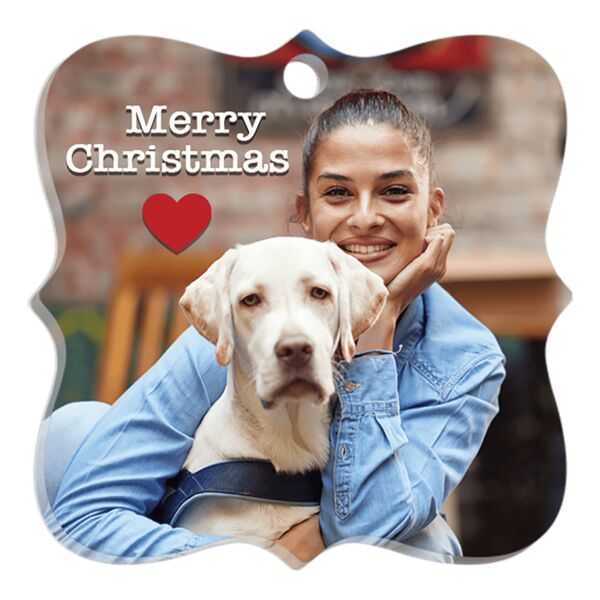 2.95" x 2.95" Unisub Prague Acrylic Ornament, 1-Sided (Ribbon/Hanger Not Included) Thumbnail