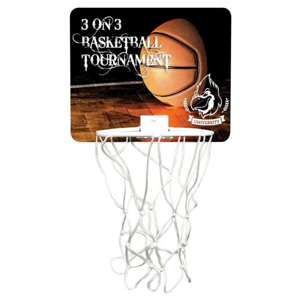 7.5" x 9" Gloss Unisub Sublimatable Mini Basketball Hoop Thumbnail