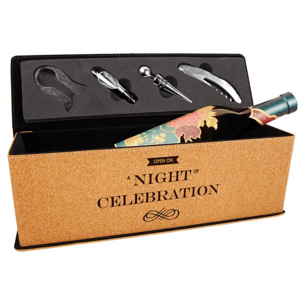 Cork Single Wine Box with Tools Thumbnail