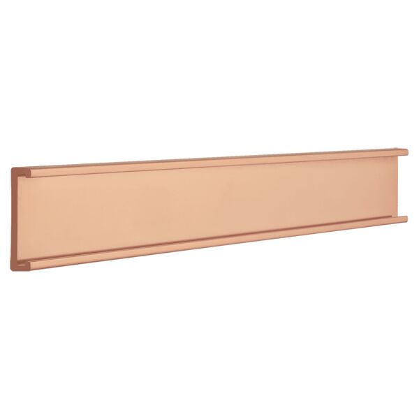 1" x 6", Kota Pro Aluminum Wall Bracket without Mounting Holes, Fits 1/16" Thick Plastic Insert Thumbnail