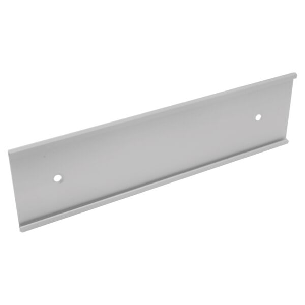4" x 4", Satin , Kota Pro Aluminum Wall Bracket with Mounting Holes, Fits 1/8" Thick Plastic Insert Thumbnail