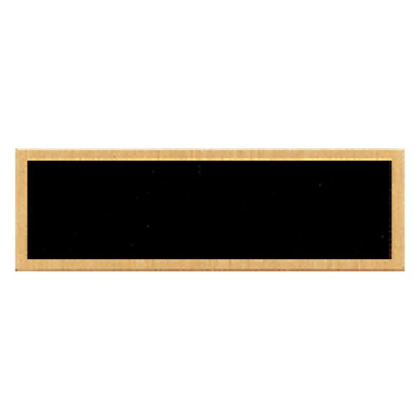 7/8" x 2 3/4" Plate with Border and No Holes Thumbnail