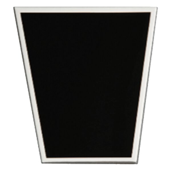 2 1/2" x 2 3/4" Laserable Aluminum Plate with Border Thumbnail
