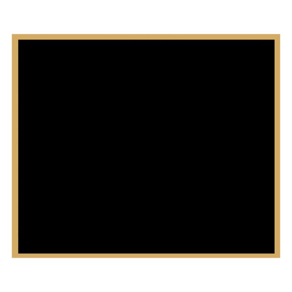 1 7/8" x 2 1/4" Laserable Brass Plaque Plate with Border Thumbnail