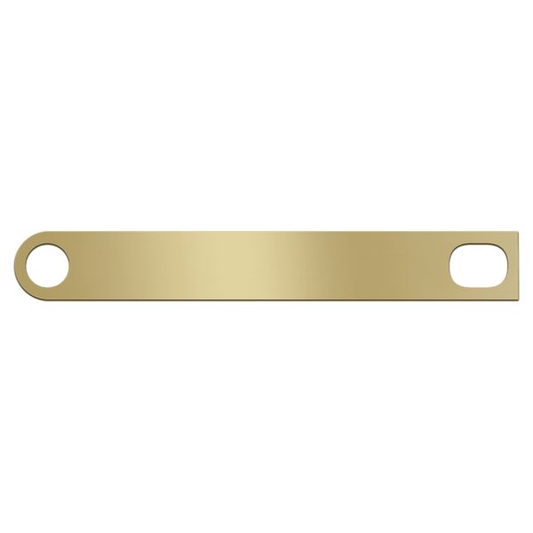 4 3/4" x 5/8" Brushed Brass Gavel Band Thumbnail