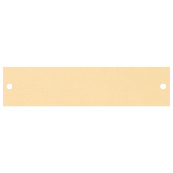 1 1/8" x 4 3/4" Flexibrass Plate-No Holes Thumbnail
