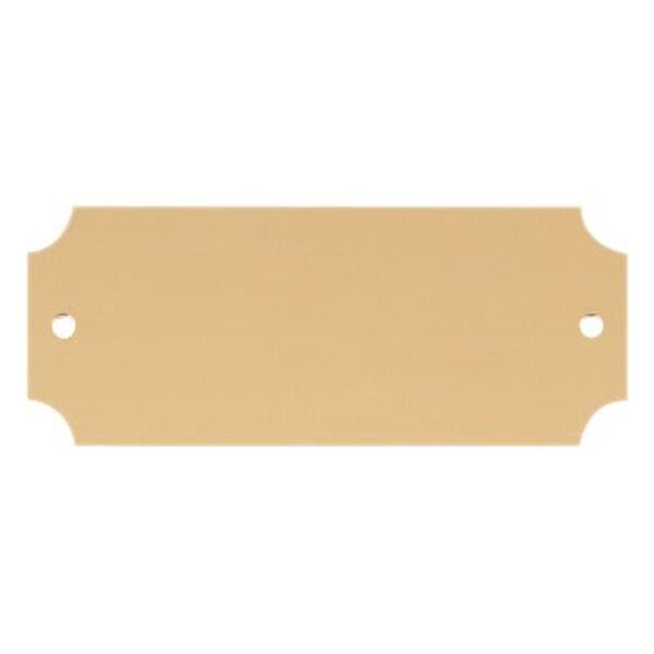 2 1/2" x 1" Satin Brass Perpetual Plate Thumbnail